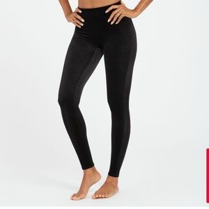 NWT SPANX High Waisted Velvet Leggings